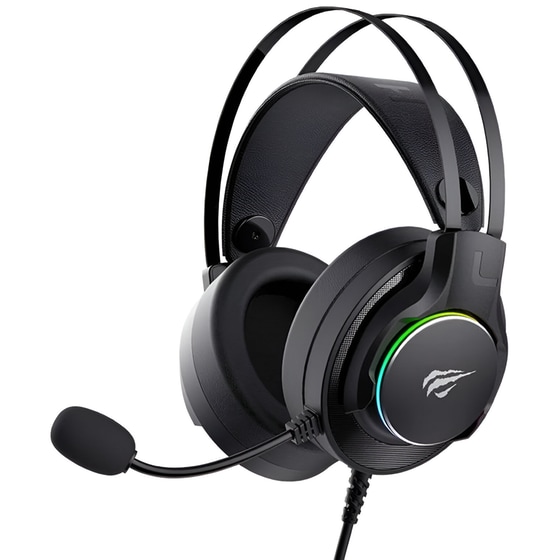 Havit H2007U Gaming Ενσύρματα Ακουστικά USB - Μαύρα image 0