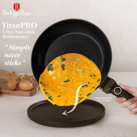 Σετ Μαγειρικά Σκεύη BERLINGER BH-8244 15  τμχ Μαύρο image 3