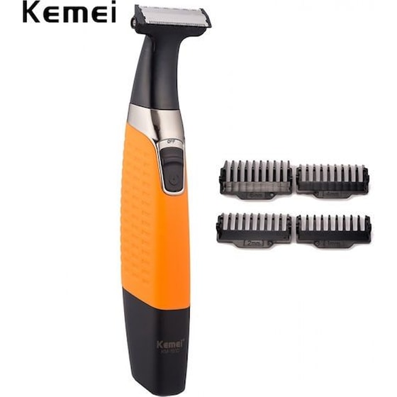 Facial Trimmer  Ξυριστική Μηχανή Προσώπου / Σώματος Επαναφορτιζόμενη KEMEI  KM-1910 image 1