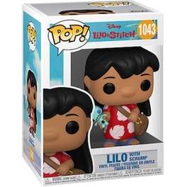 Funko Pop! Disney: Liloandstitch- Lilo W/ Scrump No.1043 Vinyl Figure