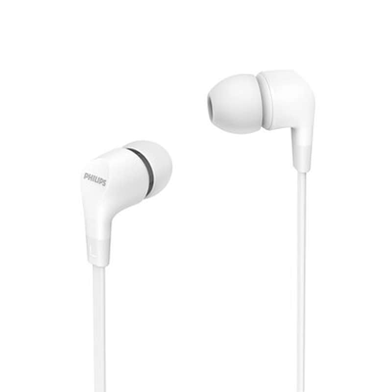 PHILIPS Ακουστικά Handsfree Philips TAE1105 3.5mm Jack - Λευκό