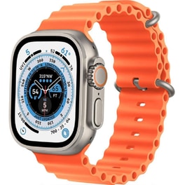 Λουράκι Tech-Protect Σιλικόνης για Apple Watch 49mm - Πορτοκαλί