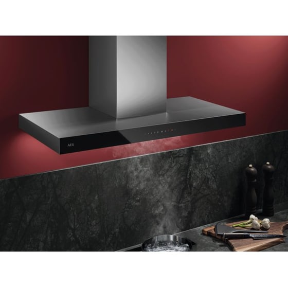 AEG GB67D91HL 90 cm Inox Καμινάδα - Τζάκι Απορροφητήρας image 1