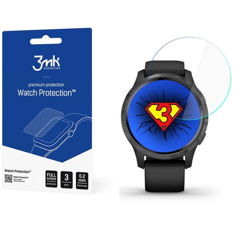 3MK Προστασία Οθόνης 3MK Watch ARC για Garmin Venu 2 (3τμχ)