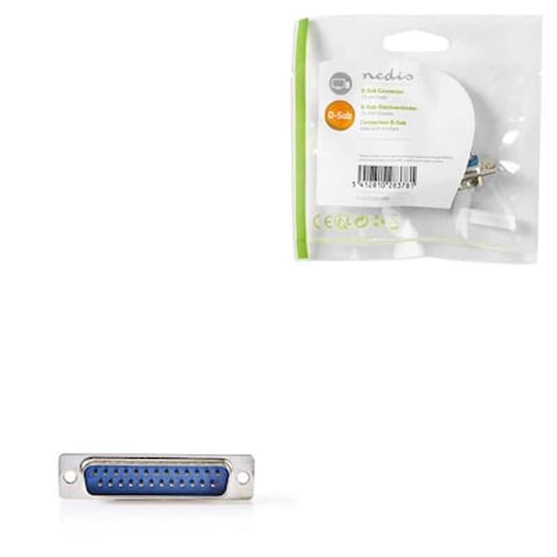 NEDIS Βύσμα D-sub Nedis Ccgp52805me 25-pin Male Metal