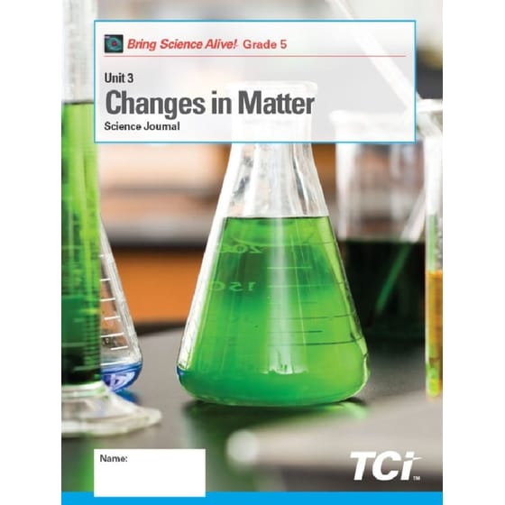 Changes In Matter : Grade 5 Unit 3&nbsp;Student Journal image 0