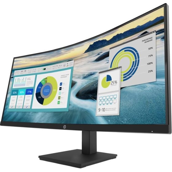 HP P-Series P34hc G4 Monitor 34" UltraWide QHD VA Curved 100Hz 5ms image 2