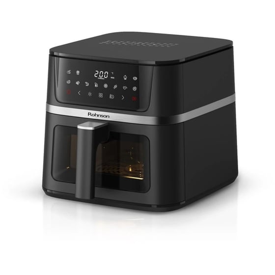 ROHNSON R-28020 με Αποσπώμενο Κάδο 2150 W 10 L Μαύρο Φριτέζα Αέρος image 1