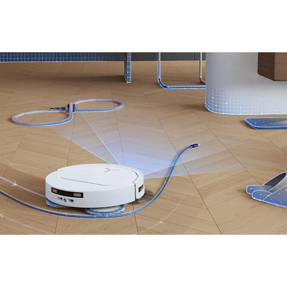 ECOVACS T50 PRO για Σκούπισμα & Σφουγγάρισμα Λευκό Σκούπα Ρομπότ image 6