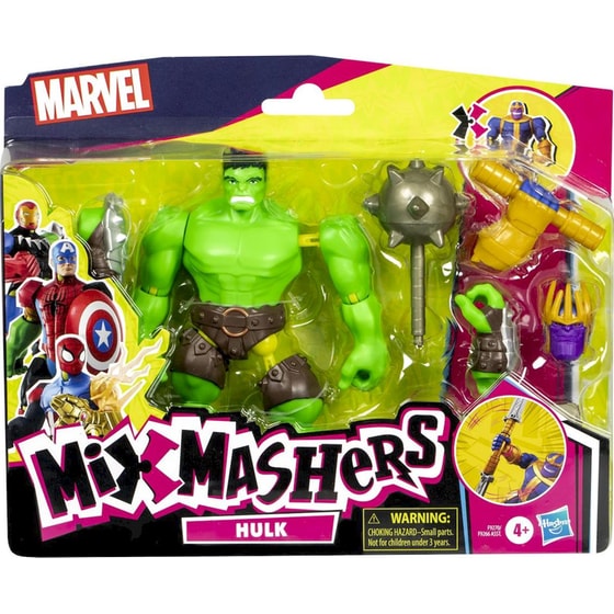 Hasbro Φιγούρα Marvel Avengers Hulk/ Thanos MixMashers Deluxe 1 Τμχ - Τυχαία Επιλογή Σχεδίου (F9266) image 4