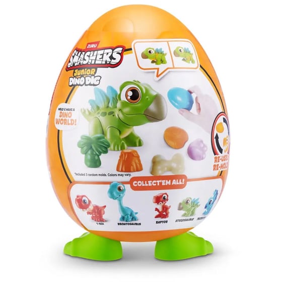 Zuru Smashers Junior Dino Dig S1 Μινιατούρα (Διάφορα Σχέδια) image 5