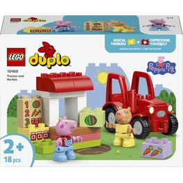 LEGO® DUPLO® Πέππα το Γουρουνάκι - Τρακτέρ και Αγορά (10468)