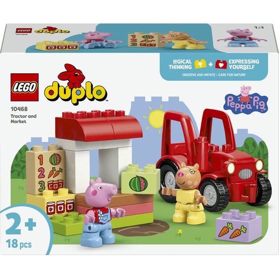 LEGO® DUPLO® Πέππα το Γουρουνάκι - Τρακτέρ και Αγορά (10468) image 0