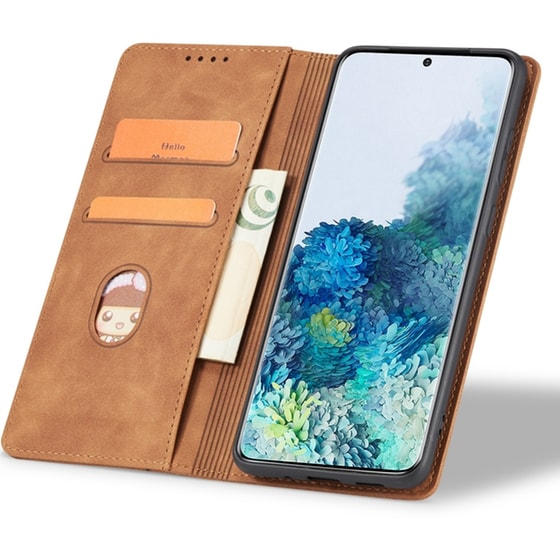 Θήκη Apple iPhone 15 Pro Max - Bodycell Πορτοφόλι - Brown image 1