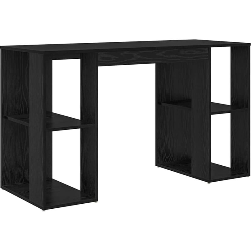 Γραφείο VidaXL από Επεξεργασμένο Ξύλο 130x50,5x75 cm - Μαύρη Οξιά