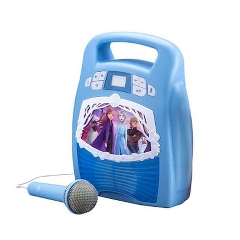 Ekids Frozen Karaoke Και Ασύρματο Μικρόφωνο Για Παιδιά Και Εφήβους Με Ενσωματωμένη Μουσική