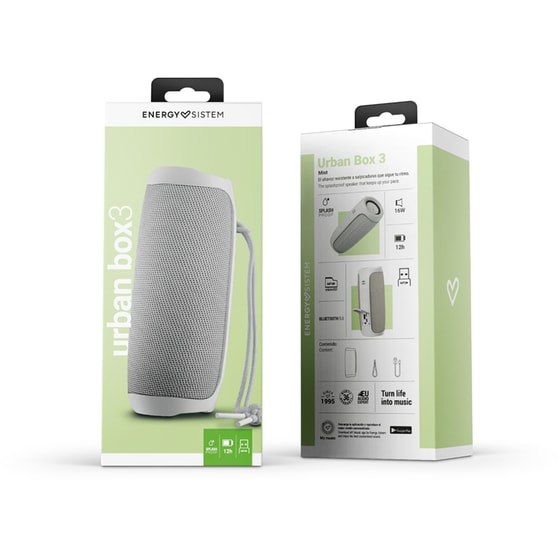 Energy Sistem Urban Box 3 Φορητό Ηχείο 16W - Λευκό image 4