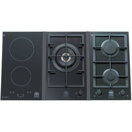LA GERMANIA P953CVLAGVN (GPL) 91.5 cm  Μαύρο Εστία Μεικτή Υγραερίου Αυτόνομη