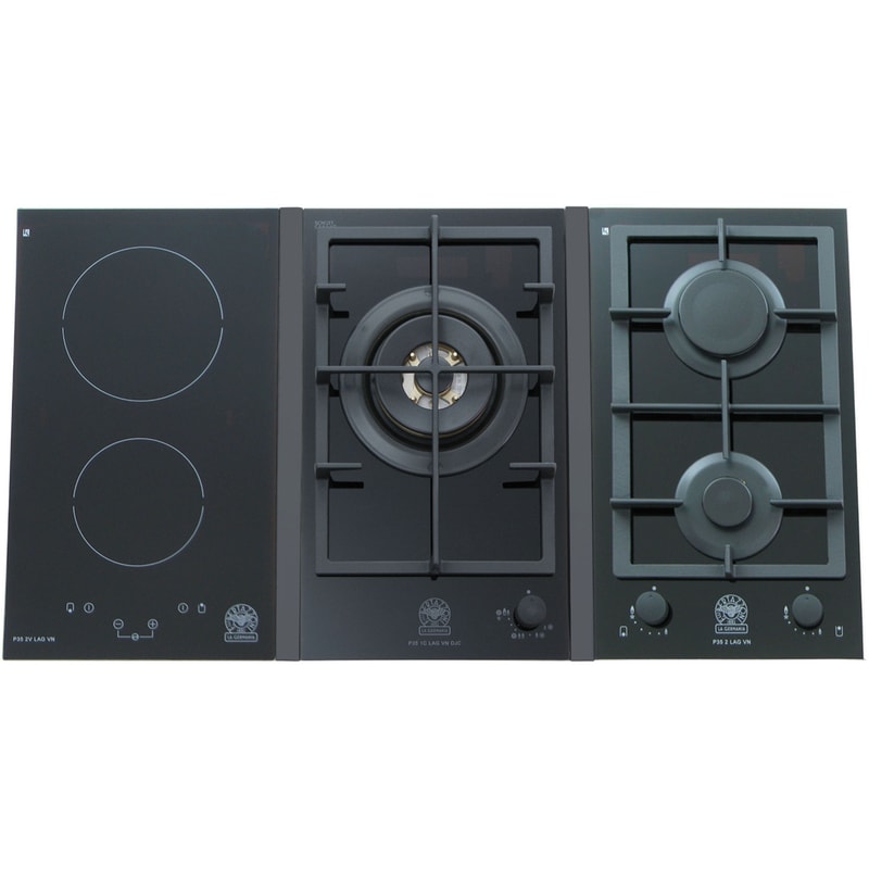 LA GERMANIA P953CVLAGVN (GPL) 91.5 cm Μαύρο Εστία Μεικτή Υγραερίου Αυτόνομη LA GERMANIA