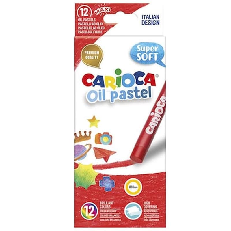 CARIOCA Oil Pastel Carioca Σετ=12χρωμ. Carioca 43277