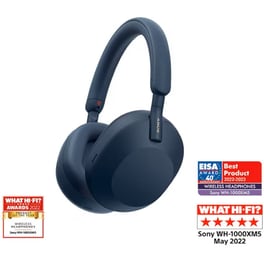 Sony WH-1000XM5 Premium Noise Cancelling Wireless Over Ear Headphones - Midnight Blue
