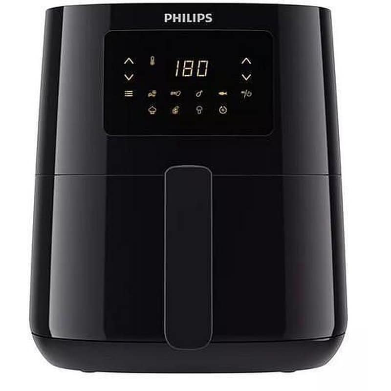 PHILIPS HD9252/90 1400 W με Αποσπώμενο Κάδο 4.1 L Μαύρη Φριτέζα Αέρος