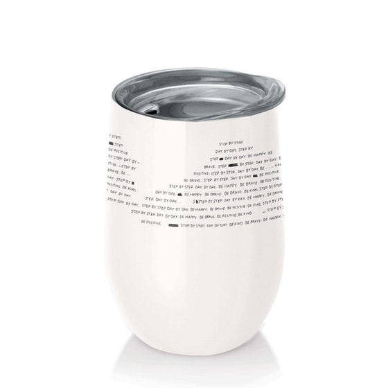 Κούπα Θερμός Chic Mic Daily Inspiration από Ανοξείδωτο Ατσάλι 420ml - Λευκό image 0