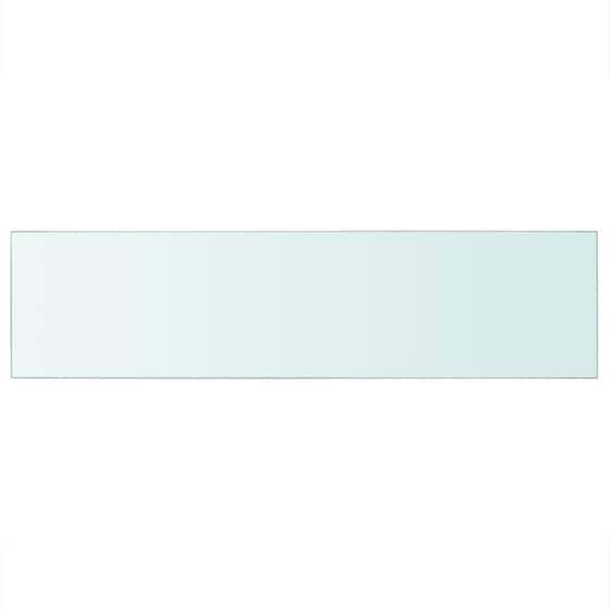 Ράφι Τοίχου VidaXL από Γυαλί 100x25 cm - Διάφανο image 1