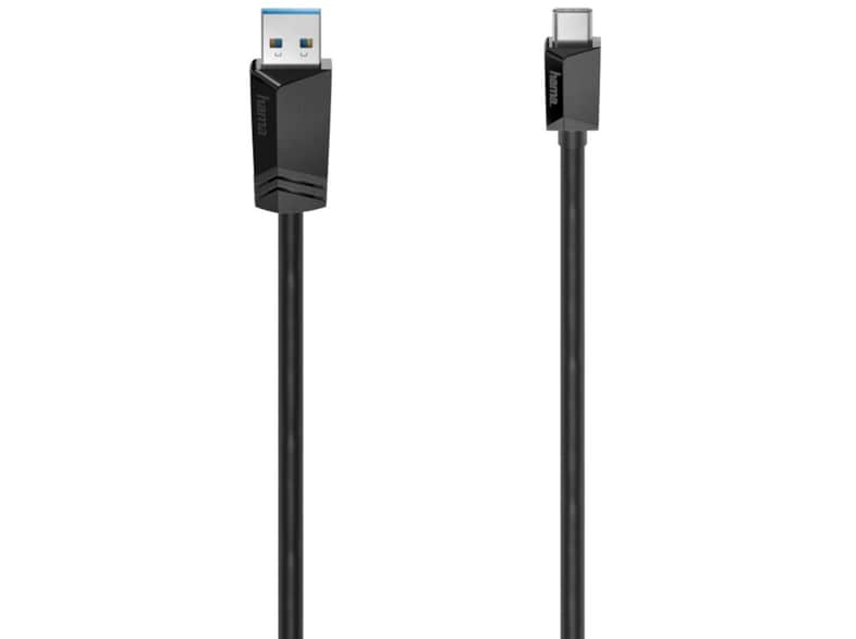 HAMA Καλώδιο Hama USB-C Male σε USB-A Male - 0.75m