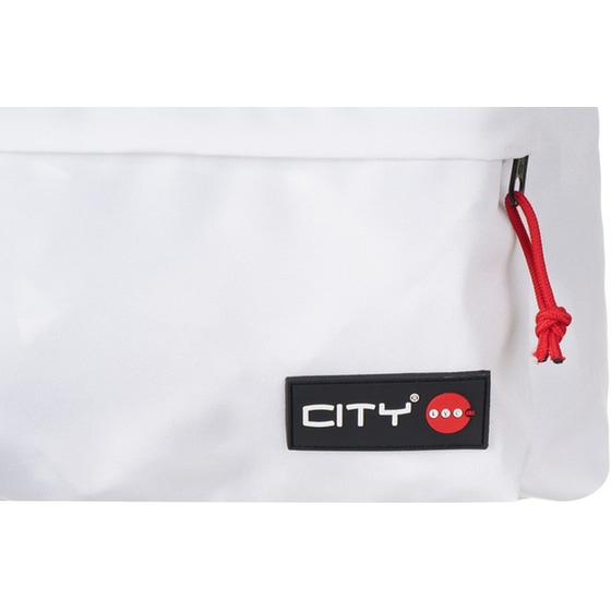 Τσάντα Πλάτης City The Drop Letters On White 2 Θηκών Άσπρο image 1
