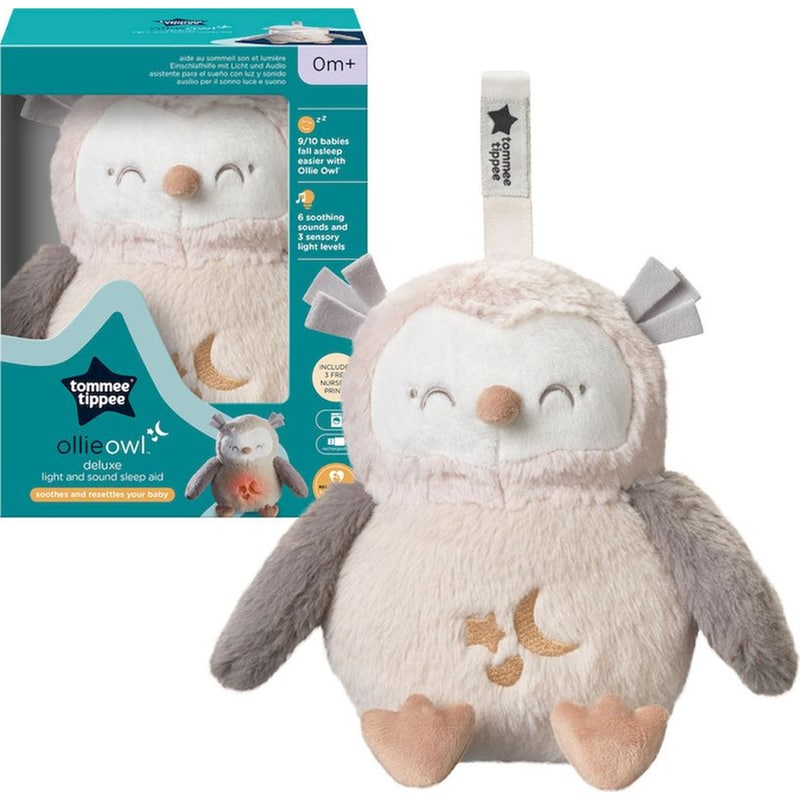 Tommee Tippee Λούτρινο Βρεφικό Κρεμαστό Παιχνίδι Ollie The Owl Deluxe φωτογραφία