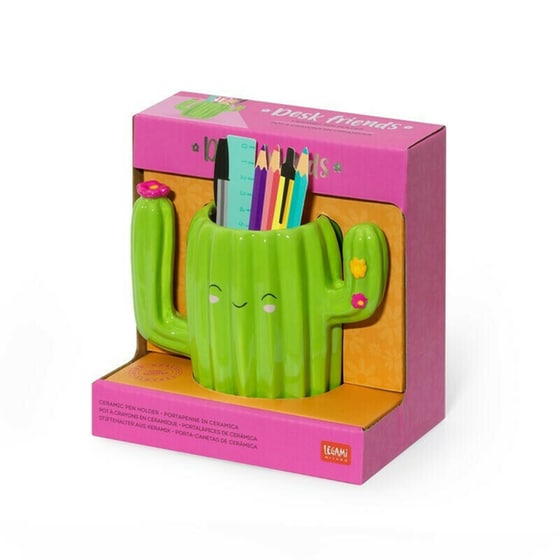 LEGAMI Κεραμική Μολυβοθήκη Desk Friends Cactus image 1