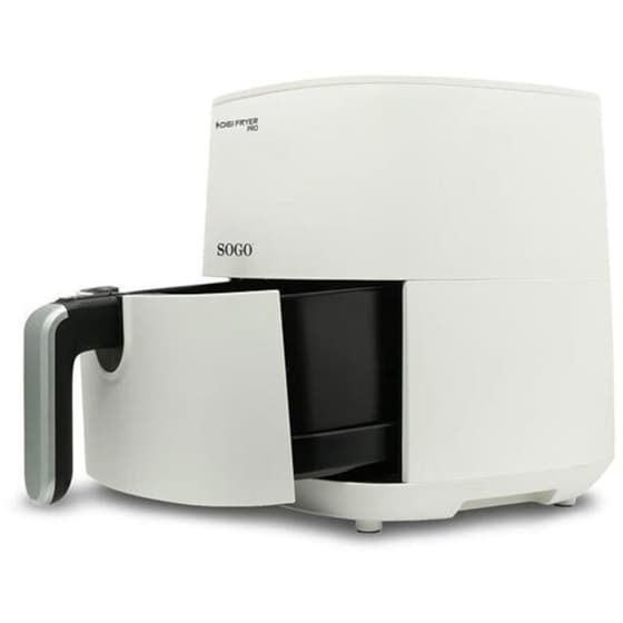 SOGO FRE-SS-10815 με Αποσπώμενο Κάδο 1700 W 5.5 L Λευκό Φριτέζα Αέρος image 4