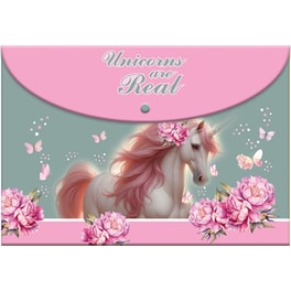 Φάκελος Back Me Up με Κουμπί A4 Butterfly Unicorn