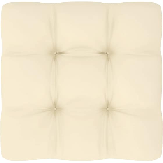 Καναπέδες Κήπου VidaXL 2τμχ με Μαξιλάρια από Μασίφ Ξύλο Πεύκου 70x70x67cm - Καφέ/Κρεμ image 6