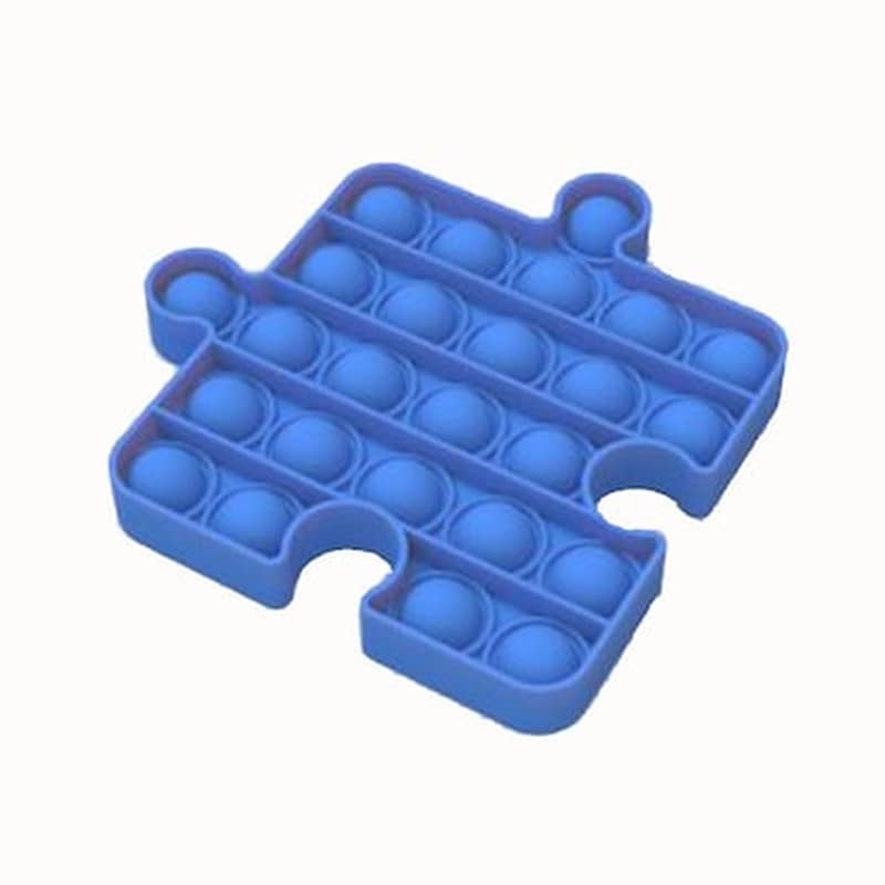 Παιχνίδι Bubble Pop It Fidget Anti-stress Από Σιλικόνη Σε Μπλε Χρώμα – Παζλ