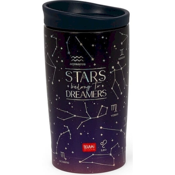 Κούπα Θερμός Legami Stars Hot & Cold 275 ml Μαύρο image 0