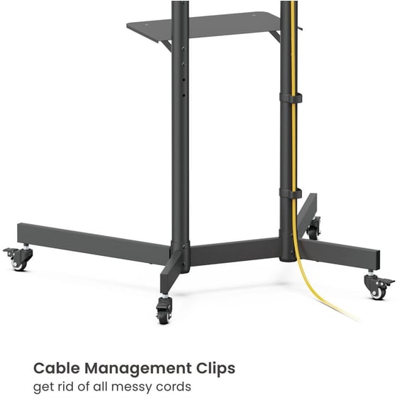 Βάση Τηλεόρασης  Brateck  T1042T 37"-70" Επιδαπέδια - Μαύρο image 2