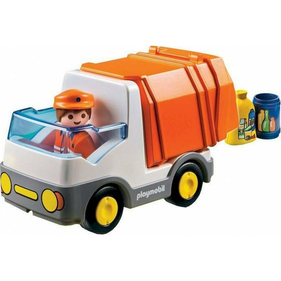 PLAYMOBIL® 1·2·3 Απορριμματοφόρο Όχημα (6774) image 4