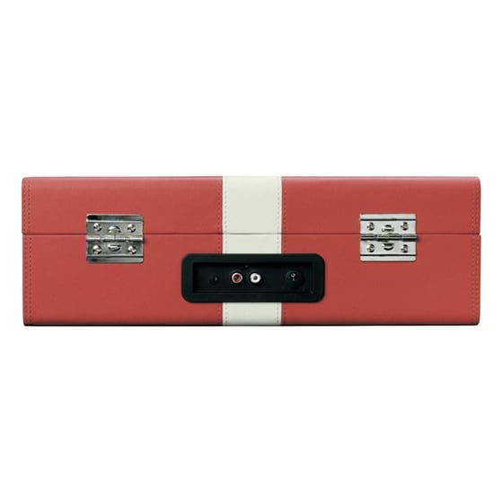 Πικάπ Lenco TT-110 Με Ενσωματωμένα Ηχεία - Κόκκινο/Λευκό image 2