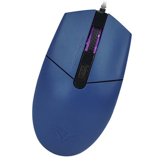 Alcatroz Wired High Speed Blue Ray 4 Button Mouse Asic Pro 8 Blue image 0