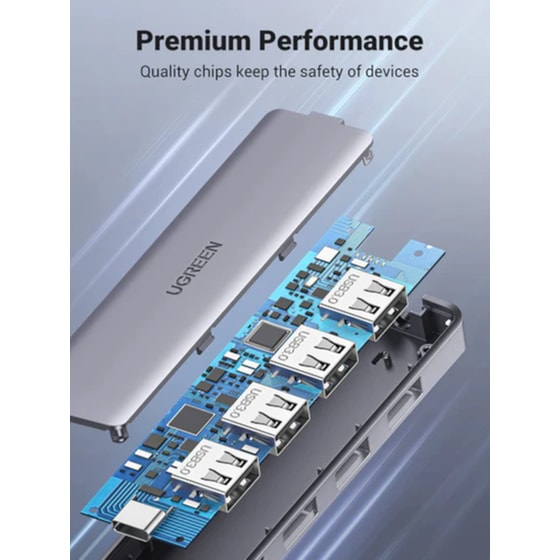 Ugreen 70336 USB Hub 4-Port USB 3.0 συμβατό με USB-C image 5