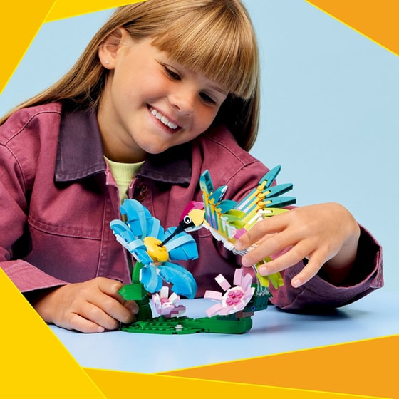 LEGO® Creator 3 σε 1 Άγρια Ζώα: Πολύχρωμο Κολιμπρί (31384) image 3