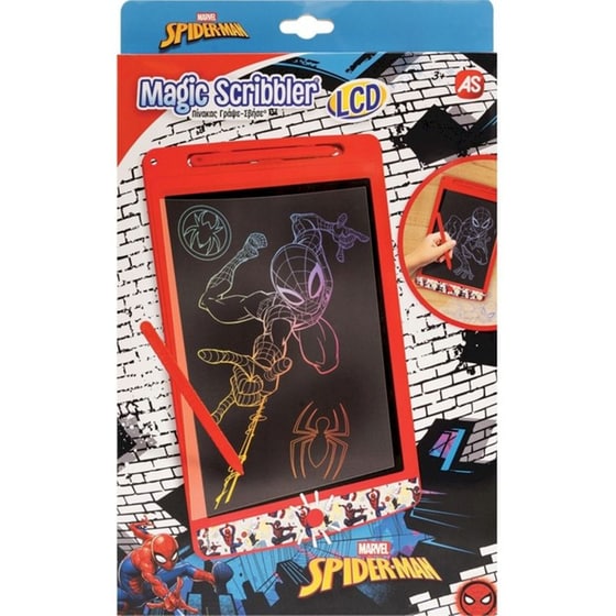 Πίνακας LCD AS Company Γράψε - Σβήσε Spiderman image 0