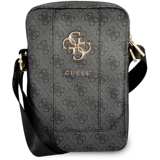 Guess 4g Big Metal Logo Tablet Bag- Τσαντάκι Από Δερματίνη Κατάλληλο Για Tablet 10 Quot; (grey - Gutb10g4gfgr) image 0