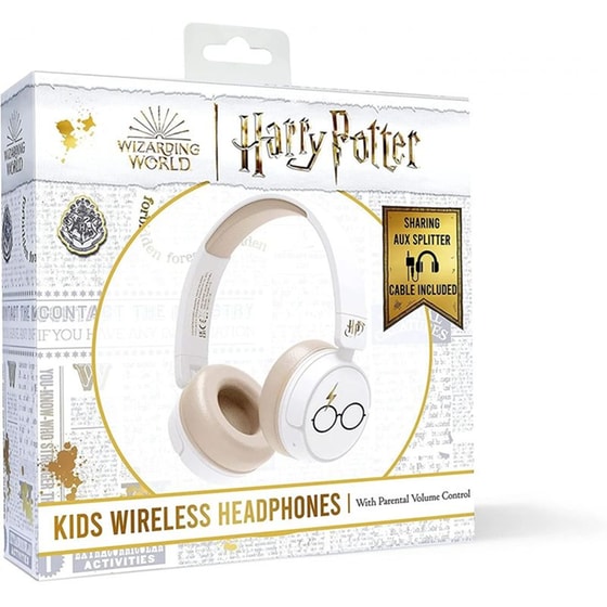 Ασύρματα Ακουστικά Κεφαλής OTL Harry Potter - Εκρού image 4