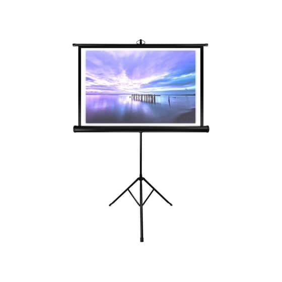 Οθόνη Προβολής Χειροκίνητη 60" με τρίποδο - Overmax image 0