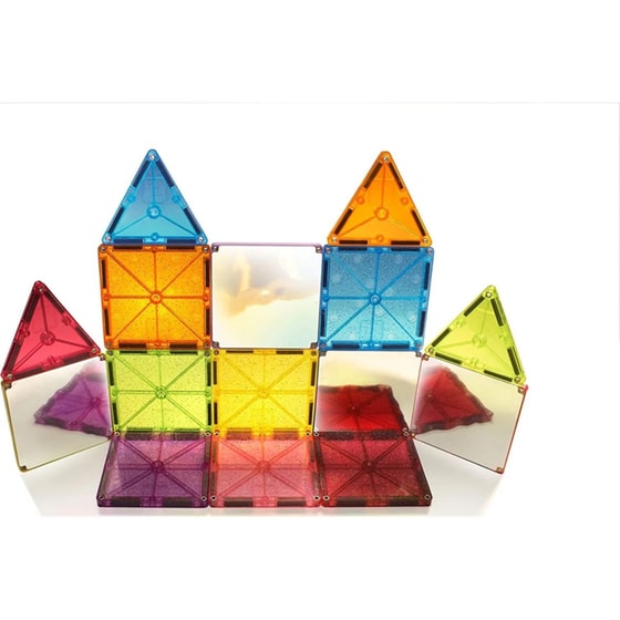 Magna Tiles Stardust Μαγνητικό Παιχνίδι 15 κομματιών image 1