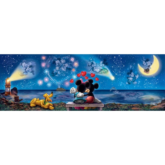 Παζλ Clementoni Panorama High Quality Collection Disney Mickey & Minnie (1000 Κομμάτια) image 1