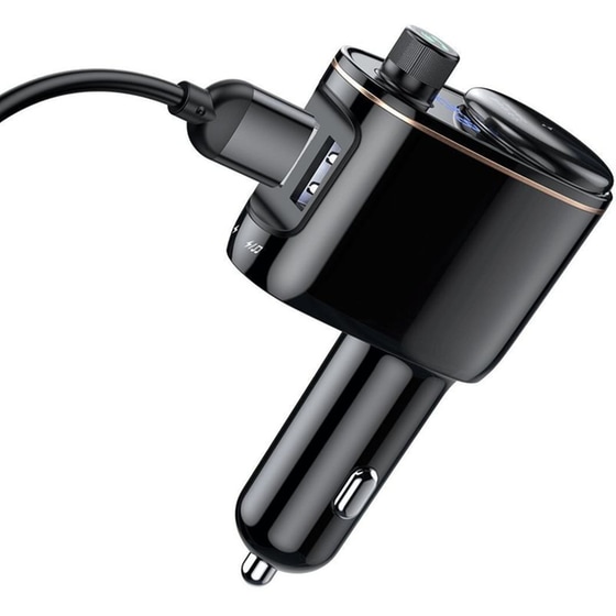 FM transmitter Baseus S-06 - Μαύρο image 3